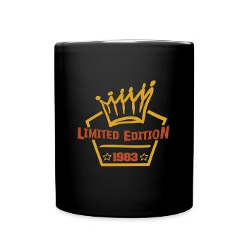 1983 - Tasse einfarbig - Schwarz - Vorne