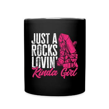 Rockhound Geology Collectionneur de pierres de collecte de roches - Mug uni - noir - Devant