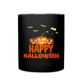 Happy halloween - Mug uni - noir - Devant