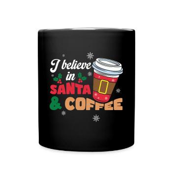 Cadeaux de Noël Noël - Mug uni - noir - Devant