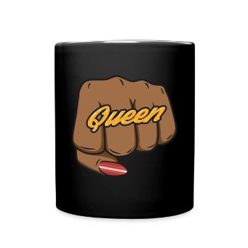 Ghana Ghanaian Flag Woman Princess I Gift - Full Colour Mug - black - Front