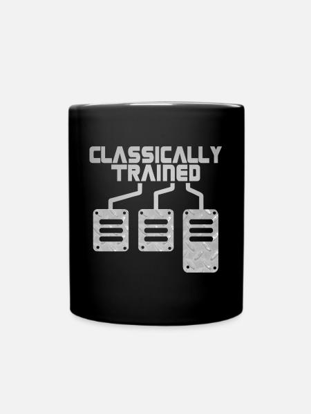 Manual gear shift Stick shift - Full Colour Mug - black
