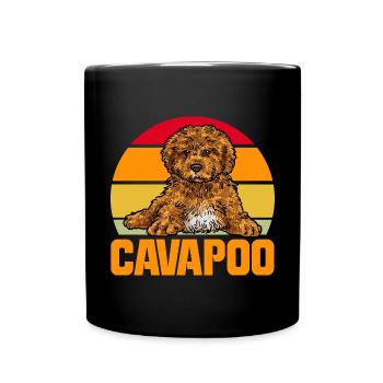 Cavapoo Cavoodle Capoodle Chien - Mug uni - noir - Devant