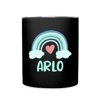 Arlo Nom Rainbow Baby - Mug uni - noir - Devant