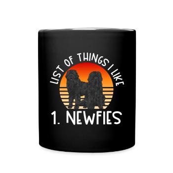 Terre-Neuve Chien de Terre-Neuve - Mug uni - noir - Devant