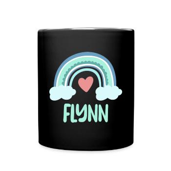 Flynn Nom Rainbow Baby - Mug uni - noir - Devant