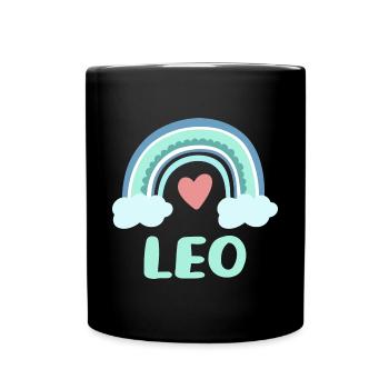 Leo Nom Rainbow Baby - Mug uni - noir - Devant