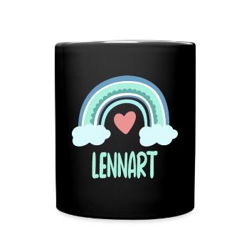 Lennart Nom Rainbow Baby - Mug uni - noir - Devant