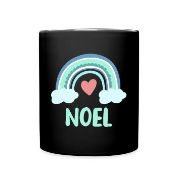 Noel Nom Rainbow Baby - Mug uni - noir - Devant