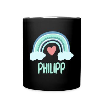 Phillip Nom Rainbow Baby - Mug uni - noir - Devant