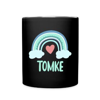 Tomke Nom Rainbow Baby - Mug uni - noir - Devant