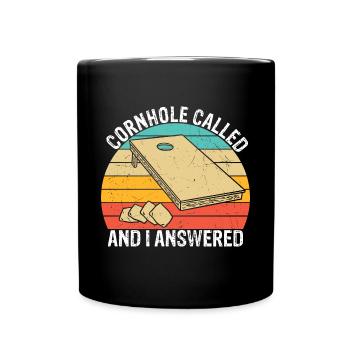 Cornhole Player Meilleur partenaire pour la vie Cornhole - Mug uni - noir - Devant