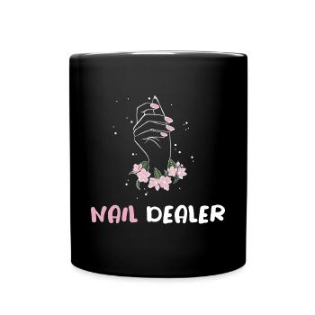 Salon de manucure | Marchand d’ongles - Mug uni - noir - Devant