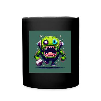 Pixel einzigartig Erstaunliche Pixel Art - Tasse einfarbig - Schwarz - Vorne