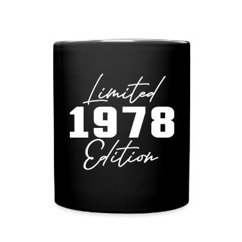 45th Birthday Men Women Anniversary 45 Years Old - Full Colour Mug - black - Front