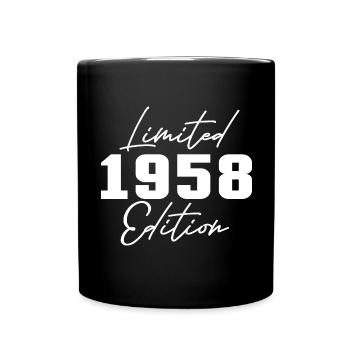 65th Birthday Men Women Anniversary 65 Years Old - Full Colour Mug - black - Front