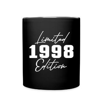 25th Birthday Men Women Anniversary 25 Years Old - Full Colour Mug - black - Front