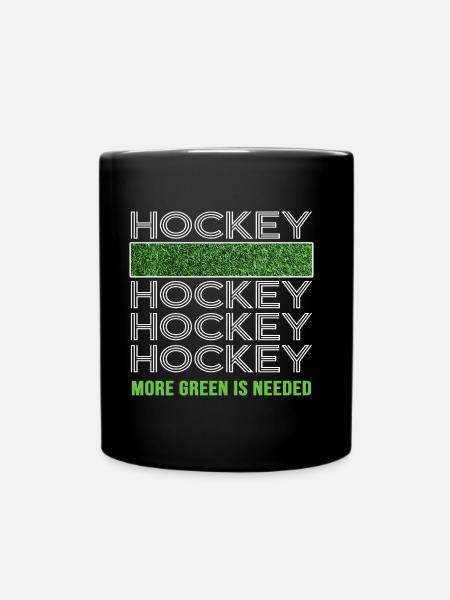 Hockey Field hockey Hockey players Artificial turf hockey - Full Colour Mug - black