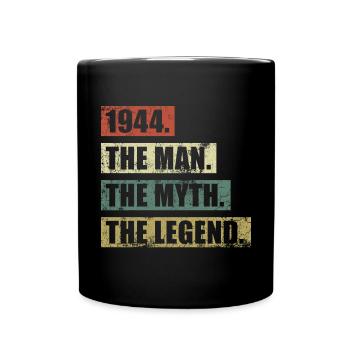 1944 Jahrgang Mann Mythos Legende - Full Colour Mug - black - Front