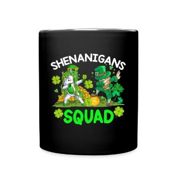 St Paddy's St Patricksday St Patrick Day - Full Colour Mug - black - Front