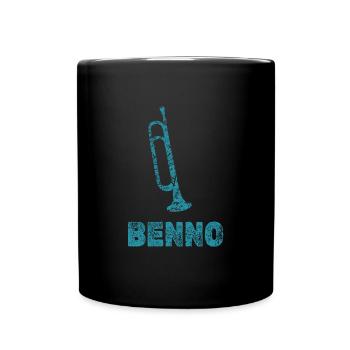 Trumpet Benno - Full Colour Mug - black - Front