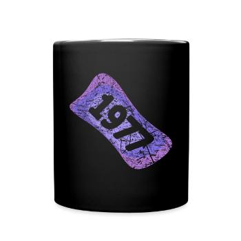 1977 - Tasse einfarbig - Schwarz - Vorne