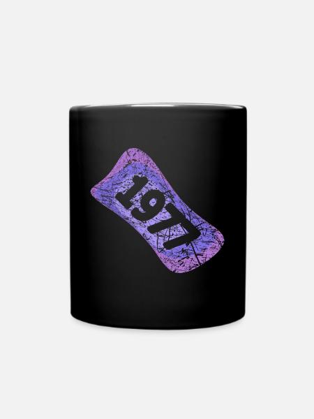 1977 - Tasse einfarbig - Schwarz