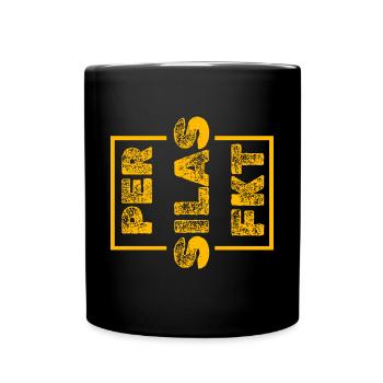 Geschenk für Silas - Tasse einfarbig - Schwarz - Vorne