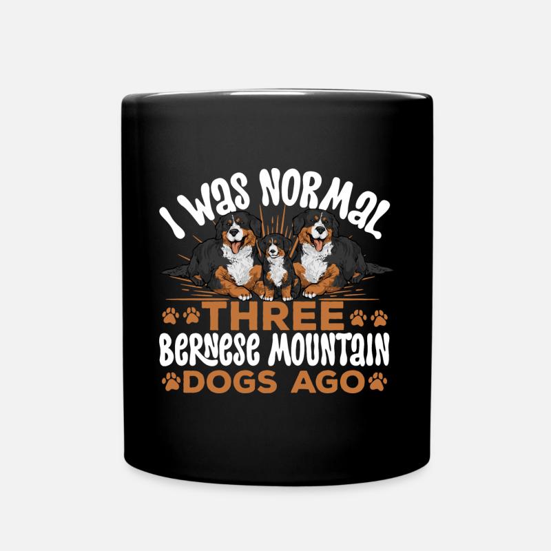Berner Sennenhund - Tasse einfarbig - Schwarz