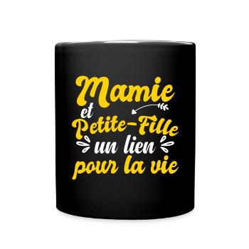 Mamie Cadeau Petite Fille Humour - Mug uni - noir - Devant
