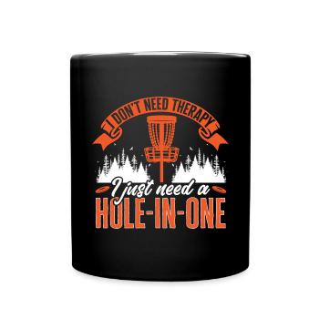 Discgolf Disc Golf Frisbee - Full Colour Mug - black - Front