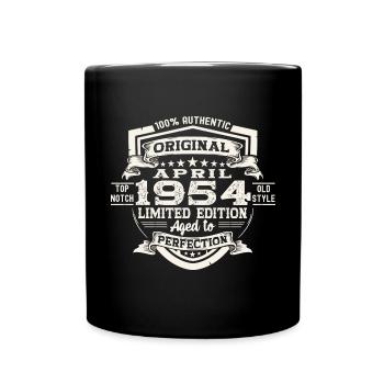 69 Birthday Man Original April Né en 1954 - Mug uni - noir - Devant