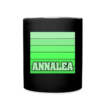 Gift idea Annalea - Full Colour Mug - black - Front