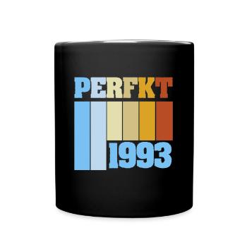 Jahr 1993 - Tasse einfarbig - Schwarz - Vorne