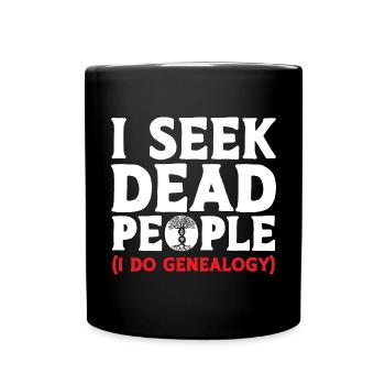 Généalogie Généalogie Généalogiste - Mug uni - noir - Devant