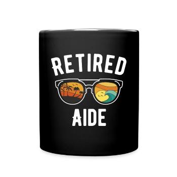 Lunettes de soleil Retirement Beach Vibes - Mug uni - noir - Devant
