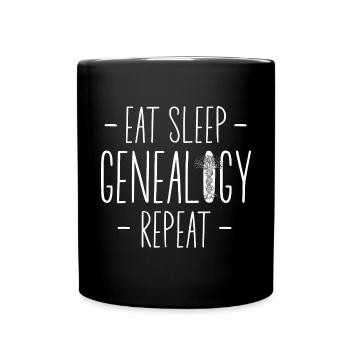 Généalogie Généalogie Généalogiste - Mug uni - noir - Devant