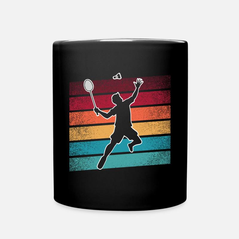 Badminton - Tasse einfarbig - Schwarz