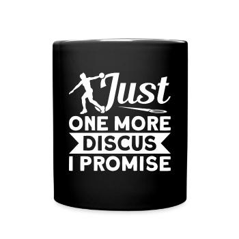 Discus Throw Discus Thrower Athletics Discus - Full Colour Mug - black - Front