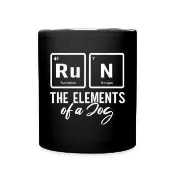 Chemistry Teacher Funny Periodic Table - Full Colour Mug - black - Front