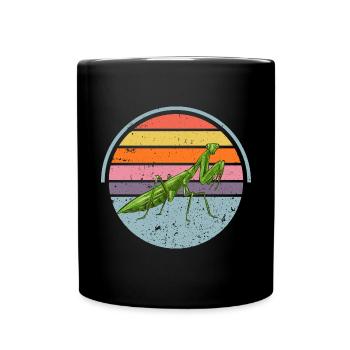 Mante religieuse, collectionneur d’insectes, entomologiste - Mug uni - noir - Devant