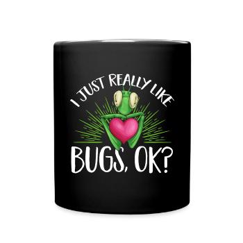 Collectionneur d’insectes Insectes, Amateur de coléoptères, Entomologiste - Mug uni - noir - Devant