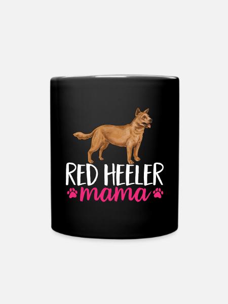 Bouvier australien Red Blue Heeler - Mug uni - noir