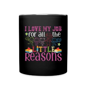 Éducation de l’enfance Enseignant Jardin d’enfants - Mug uni - noir - Devant