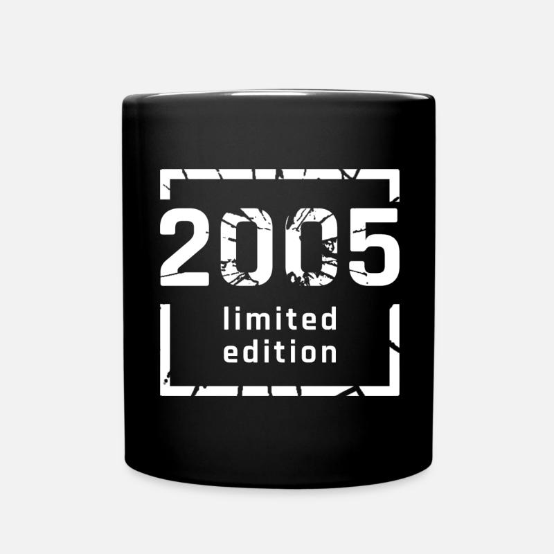 2005 limited edition 18th birthday - Full Colour Mug - black