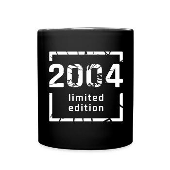 2004 limited edition 19th birthday - Full Colour Mug - black - Front