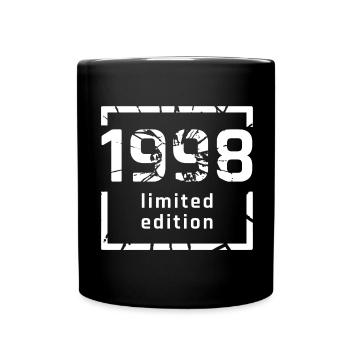 1998 limited edition 25th birthday - Full Colour Mug - black - Front