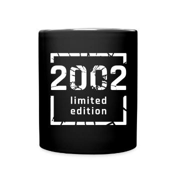 2002 limited edition 21st birthday - Full Colour Mug - black - Front