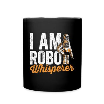 Ingénieur robot Robo-whisperer amateur de robotique - Mug uni - noir - Devant