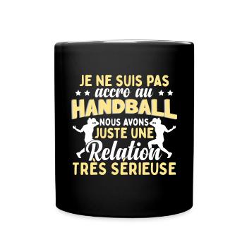 Handball Humour Femmes - Mug uni - noir - Devant